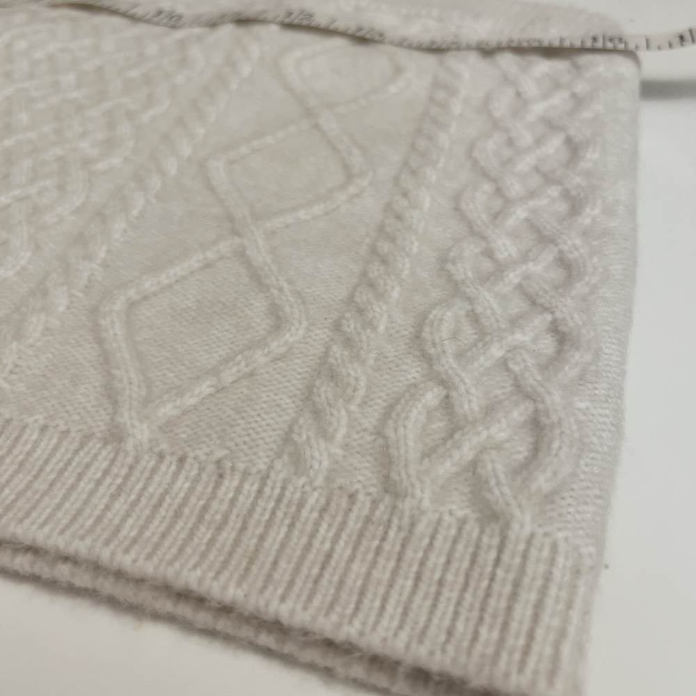 🗽H&M Beige Cable Knit Tank | Size :L - Picture 4 of 12